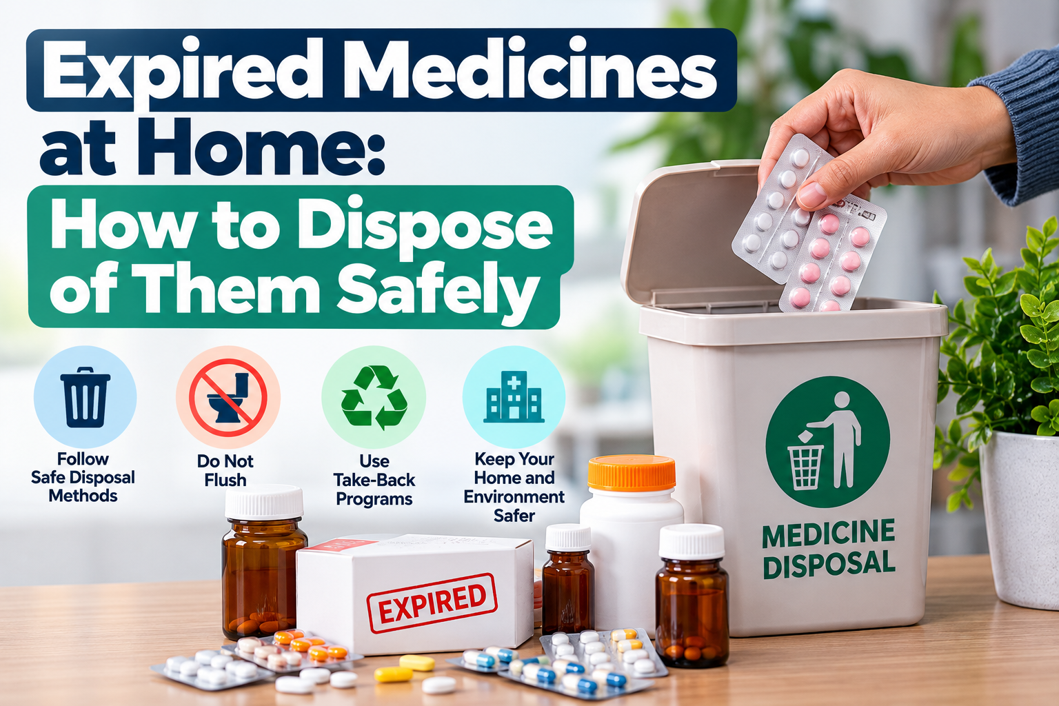 Expired Medicines at Home: How to Dispose of Them Safely