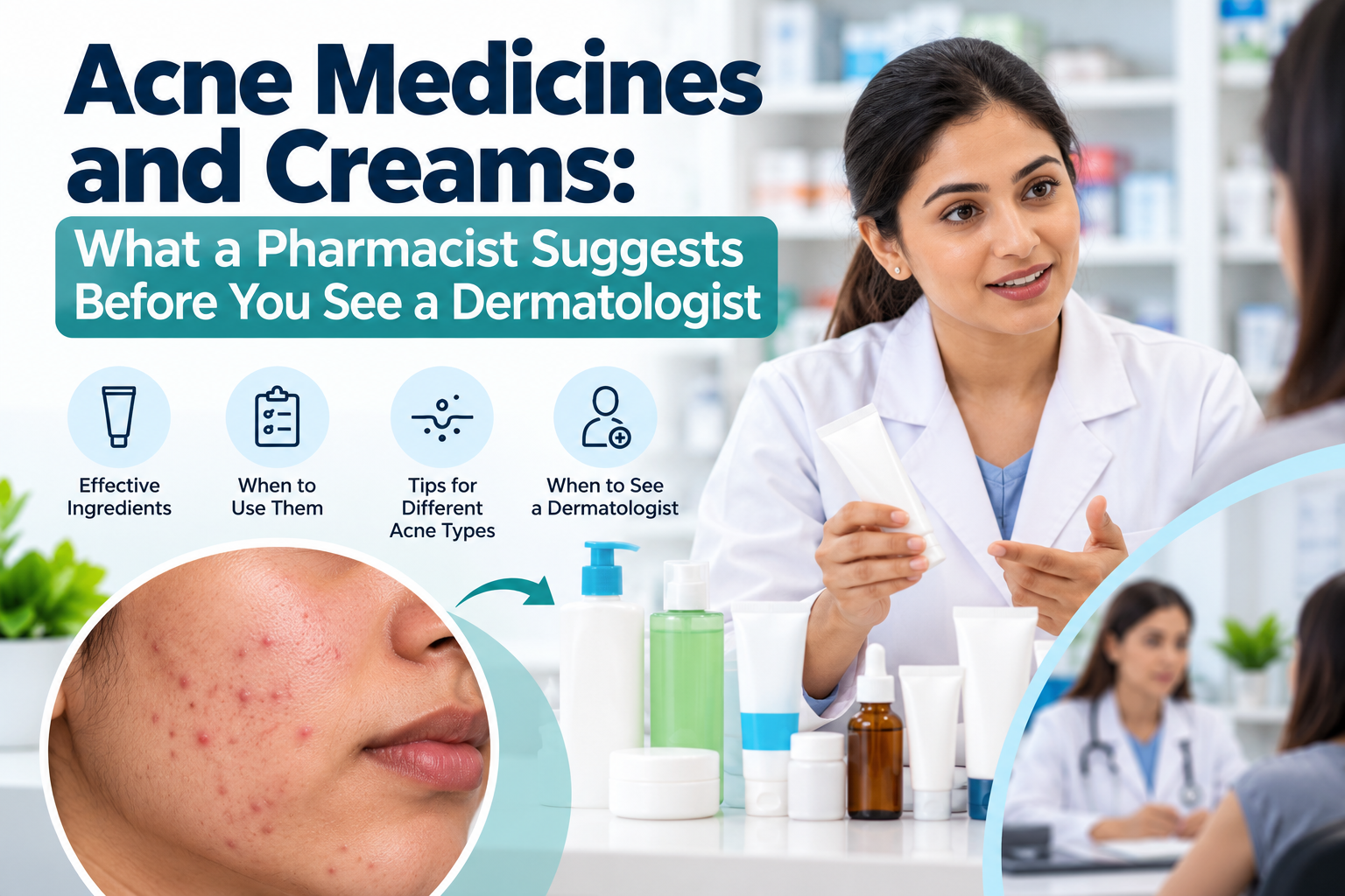 Acne Medicines and Creams: What a Pharmacist Suggests Before You See a Dermatologist
